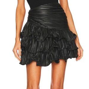 Michael Costello x REVOLVE Aline Mini Skirt - Black